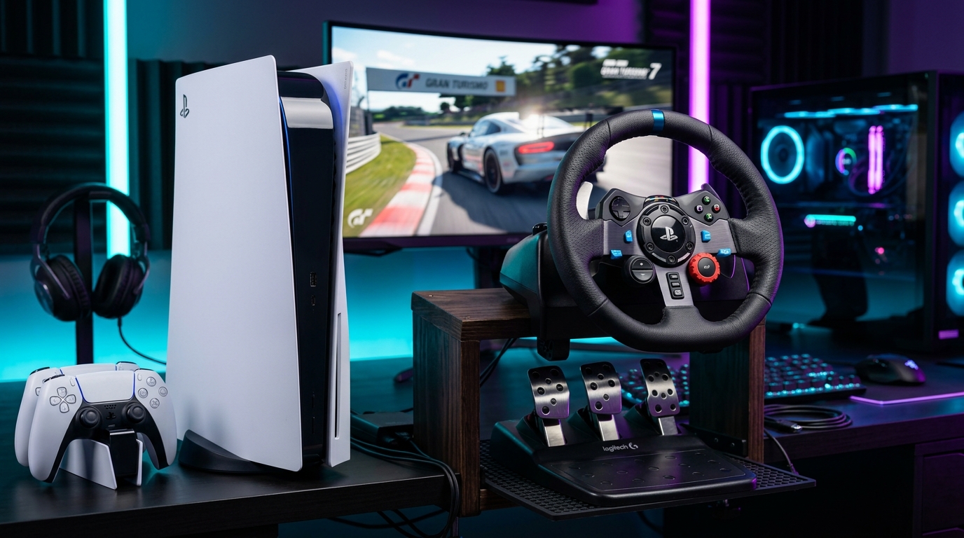 PS5 + G29 Driving Combo